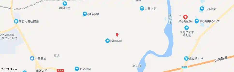 茂名新坡村委东_公交站地图_茂名公交_妙搜公交查询2025