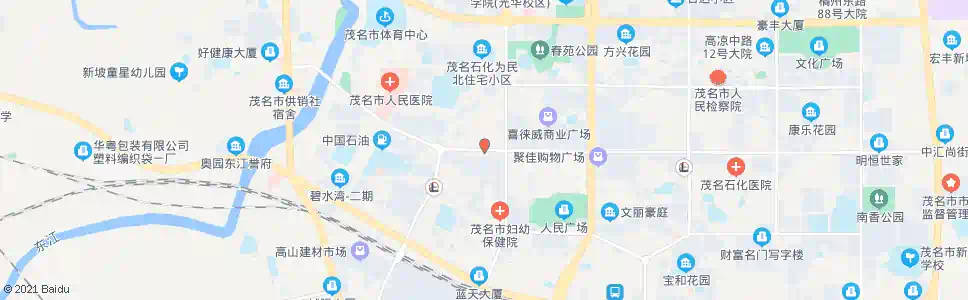 茂名双山二路东_公交站地图_茂名公交_妙搜公交查询2025