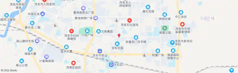 茂名新福四路_公交站地图_茂名公交_妙搜公交查询2025