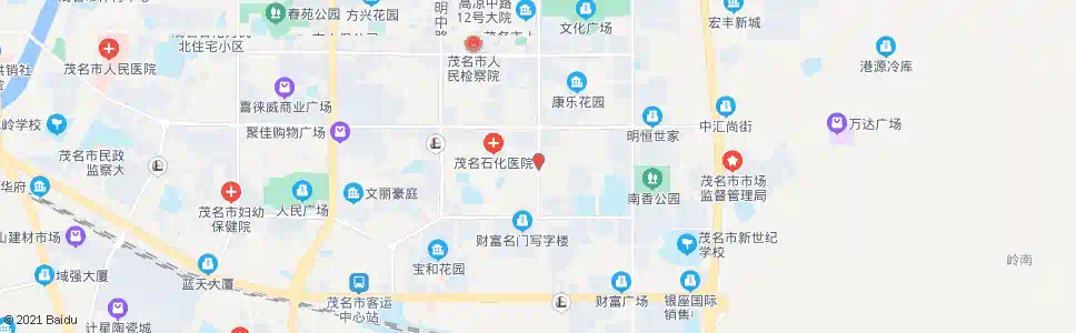 茂名乙烯一区东_公交站地图_茂名公交_妙搜公交查询2025