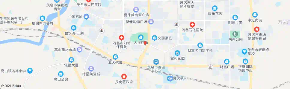 茂名新福一路(西)_公交站地图_茂名公交_妙搜公交查询2025