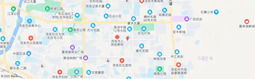 茂名迎宾三路东_公交站地图_茂名公交_妙搜公交查询2025