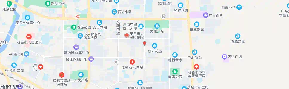 茂名富丽苑_公交站地图_茂名公交_妙搜公交查询2025