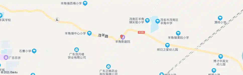 茂名羊角镇政府_公交站地图_茂名公交_妙搜公交查询2025