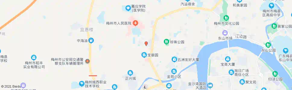 梅州中高峰_公交站地图_梅州公交_妙搜公交查询2025