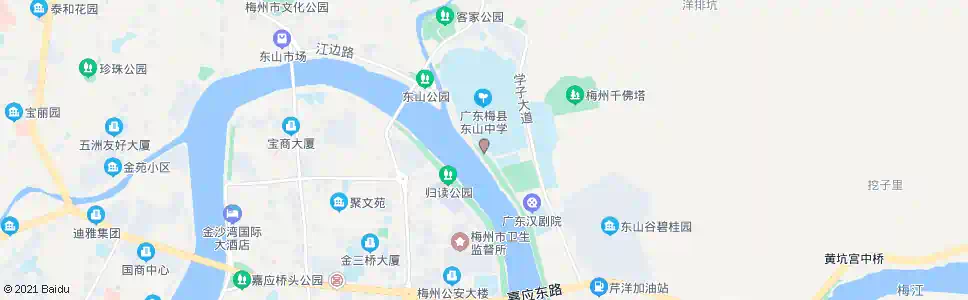 梅州亲水公园_公交站地图_梅州公交_妙搜公交查询2025