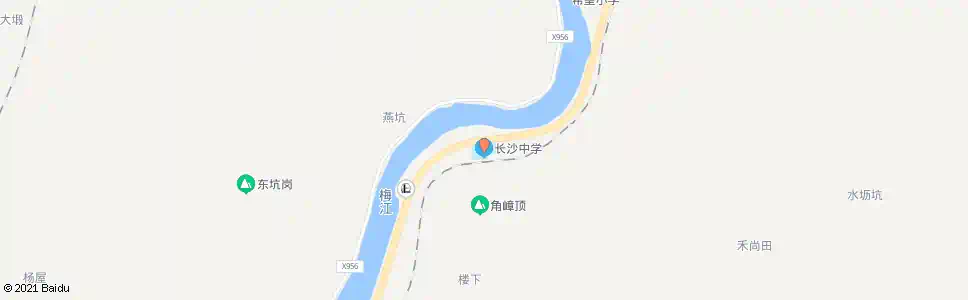 梅州长沙中学_公交站地图_梅州公交_妙搜公交查询2025