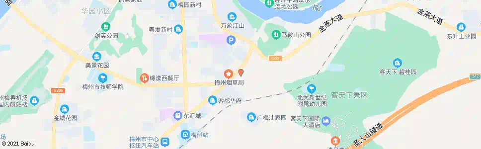 梅州货运场_公交站地图_梅州公交_妙搜公交查询2025