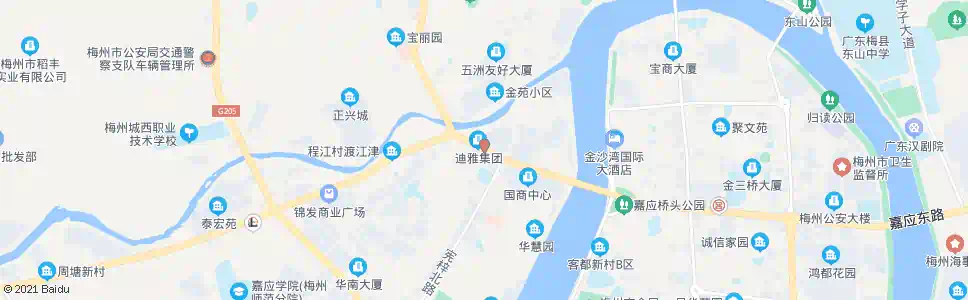 梅州西桥职业学校_公交站地图_梅州公交_妙搜公交查询2025