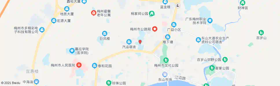 梅州梅州中学_公交站地图_梅州公交_妙搜公交查询2025
