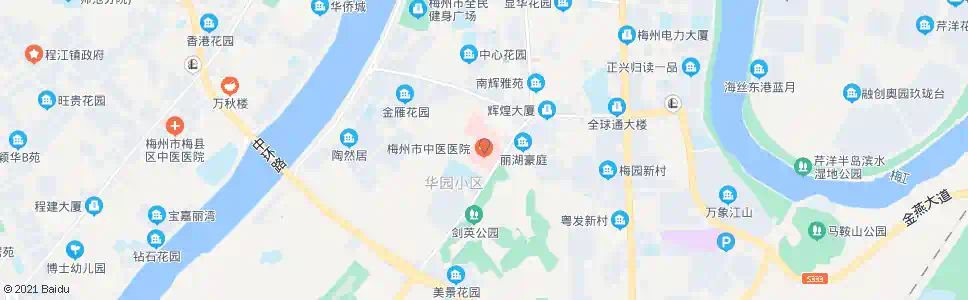 梅州家炳医院_公交站地图_梅州公交_妙搜公交查询2025