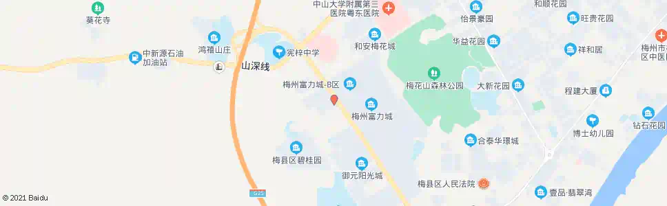 梅州华银医药_公交站地图_梅州公交_妙搜公交查询2025