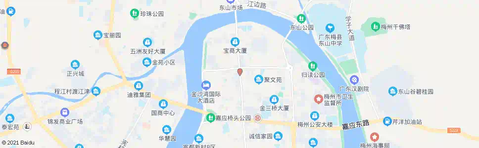 梅州百花洲_公交站地图_梅州公交_妙搜公交查询2025