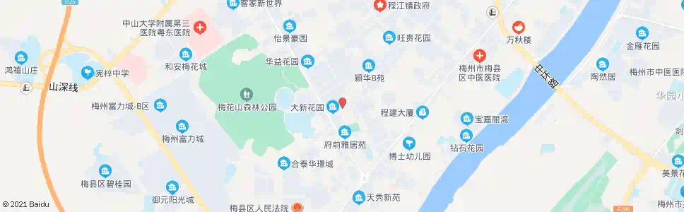 梅州大新路_公交站地图_梅州公交_妙搜公交查询2025
