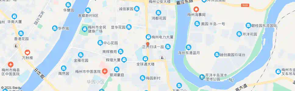 梅州金三角市场_公交站地图_梅州公交_妙搜公交查询2025