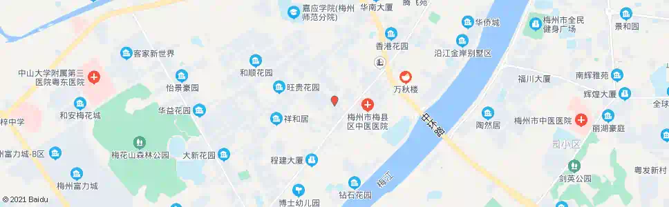 梅州大新城_公交站地图_梅州公交_妙搜公交查询2025