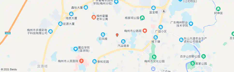 梅州新洲路口_公交站地图_梅州公交_妙搜公交查询2025