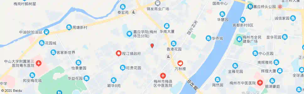 梅州扶山路_公交站地图_梅州公交_妙搜公交查询2025