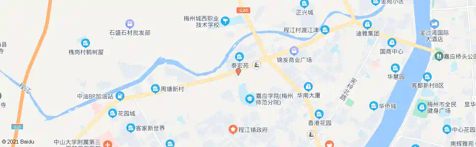梅州锭子桥头_公交站地图_梅州公交_妙搜公交查询2025