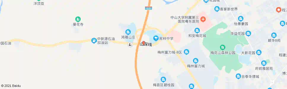 梅州梅县看守所_公交站地图_梅州公交_妙搜公交查询2025