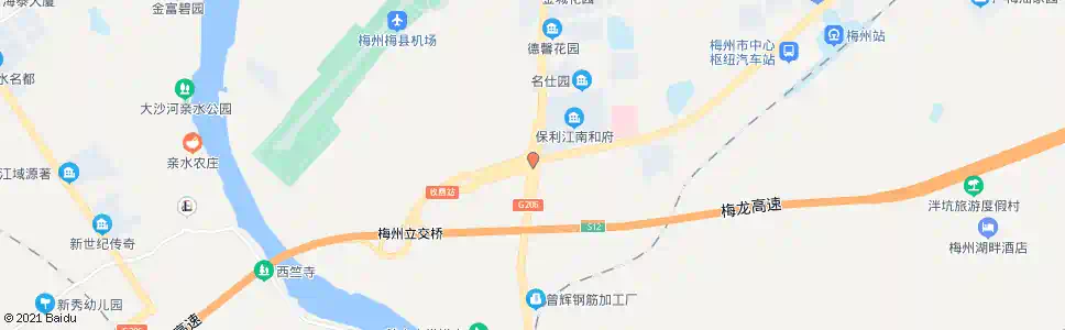 梅州湾下隧道_公交站地图_梅州公交_妙搜公交查询2025