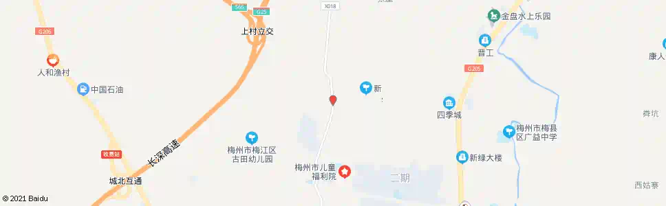 梅州新田村_公交站地图_梅州公交_妙搜公交查询2025