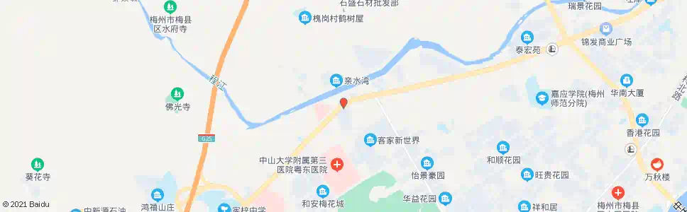 梅州槐岗村道_公交站地图_梅州公交_妙搜公交查询2025