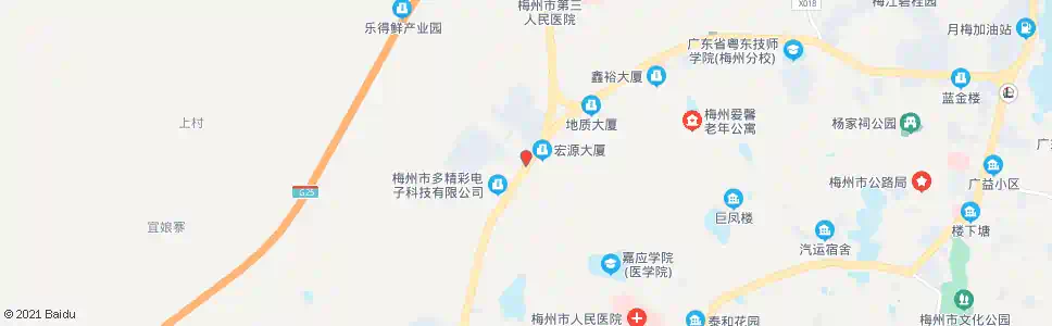 梅州平远路口_公交站地图_梅州公交_妙搜公交查询2025