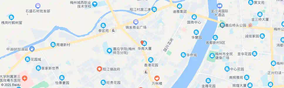 梅州永光路口_公交站地图_梅州公交_妙搜公交查询2025