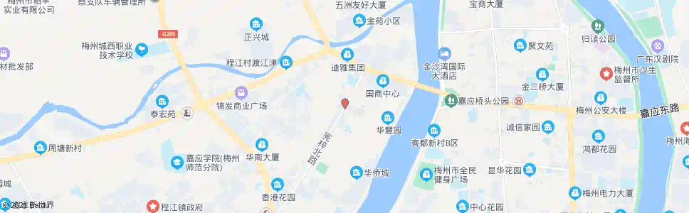 梅州御花苑_公交站地图_梅州公交_妙搜公交查询2025