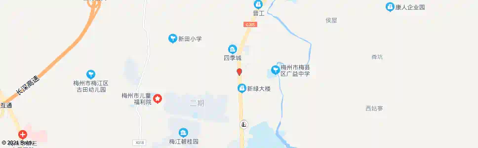 梅州广益中学_公交站地图_梅州公交_妙搜公交查询2025