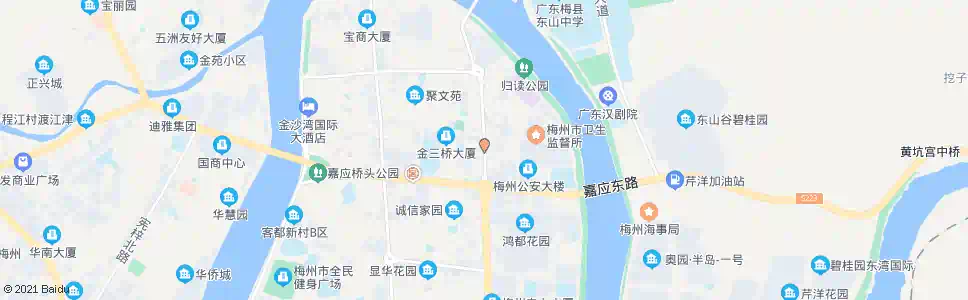 梅州梅龙商城_公交站地图_梅州公交_妙搜公交查询2025
