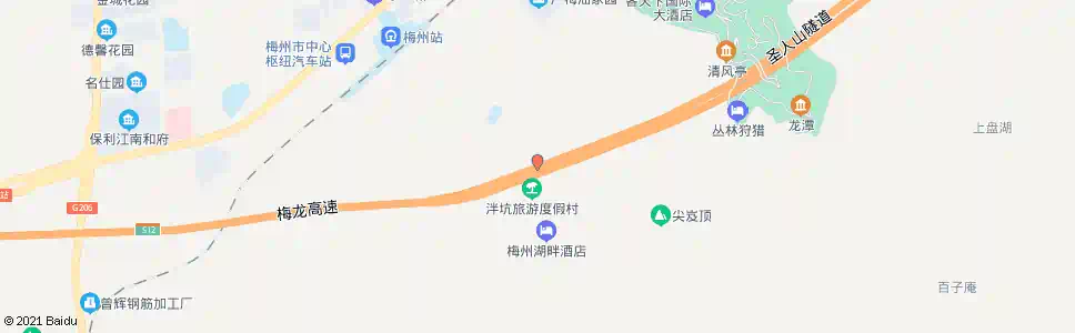 梅州泮坑旅游区_公交站地图_梅州公交_妙搜公交查询2025