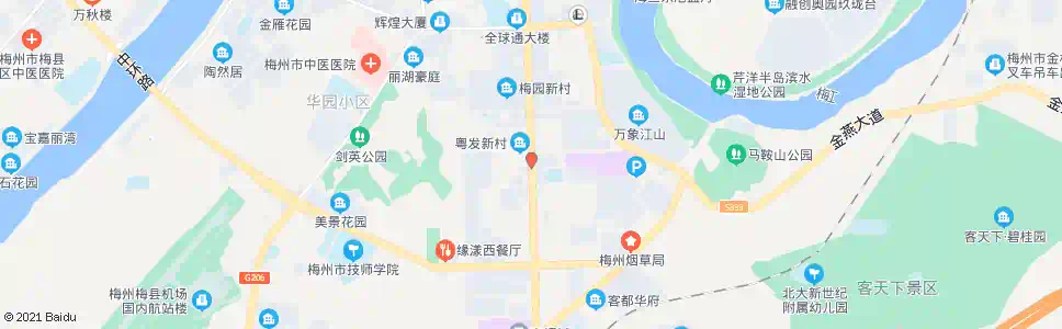 梅州电力大楼_公交站地图_梅州公交_妙搜公交查询2025