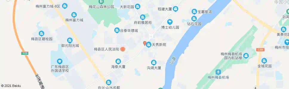 梅州梅县新县城_公交站地图_梅州公交_妙搜公交查询2025