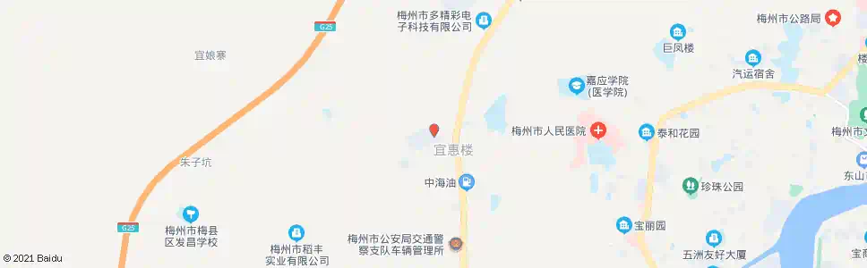 梅州科伦药业_公交站地图_梅州公交_妙搜公交查询2025