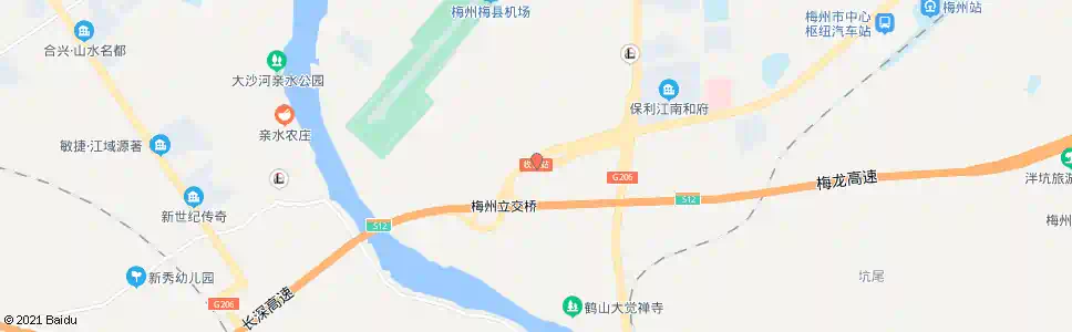 梅州高速路口_公交站地图_梅州公交_妙搜公交查询2025
