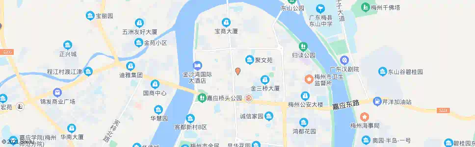 梅州梅州人行_公交站地图_梅州公交_妙搜公交查询2025