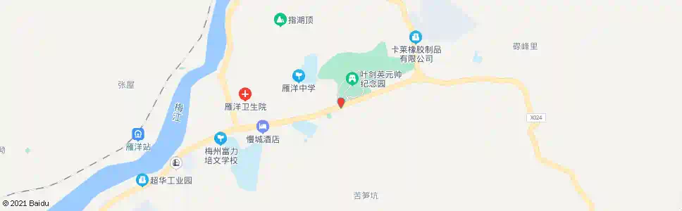 梅州剑英纪念园_公交站地图_梅州公交_妙搜公交查询2025