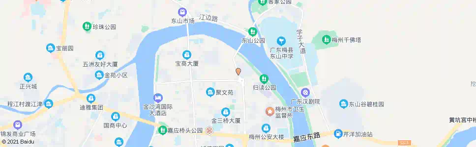 梅州东山大桥_公交站地图_梅州公交_妙搜公交查询2025