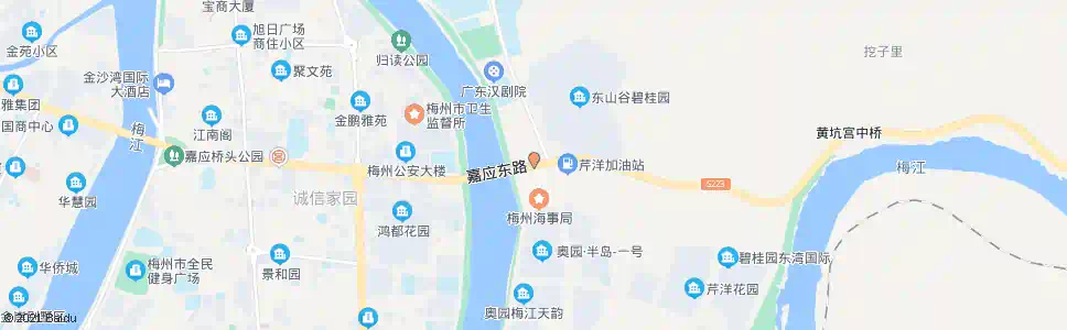 梅州秀兰大桥东_公交站地图_梅州公交_妙搜公交查询2025