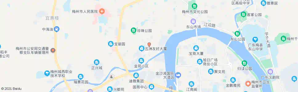 梅州程江桥头_公交站地图_梅州公交_妙搜公交查询2025