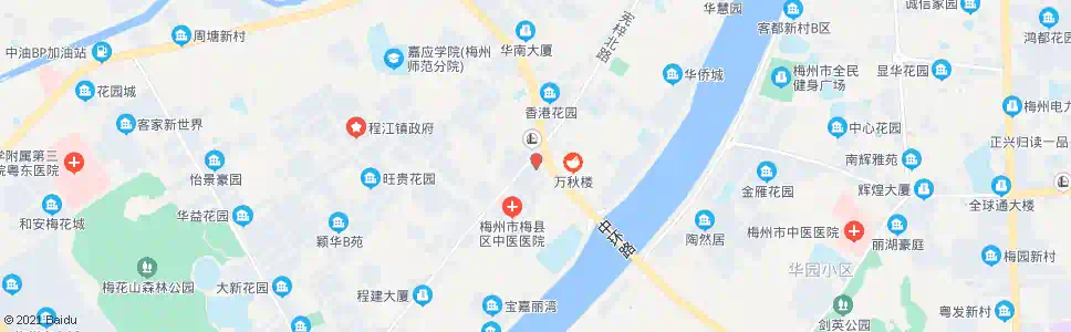 梅州集一建材城_公交站地图_梅州公交_妙搜公交查询2025