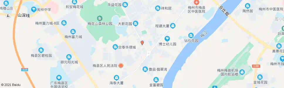 梅州梅县矿物局_公交站地图_梅州公交_妙搜公交查询2025