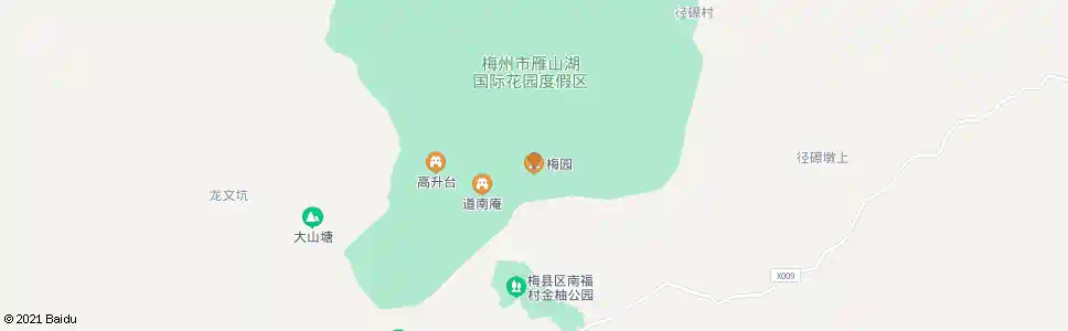 梅州雁鸣湖景区_公交站地图_梅州公交_妙搜公交查询2025