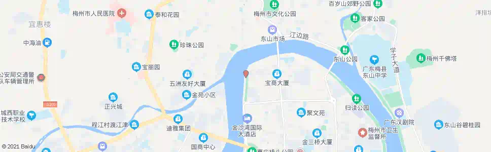 梅州梅州迎宾馆_公交站地图_梅州公交_妙搜公交查询2025