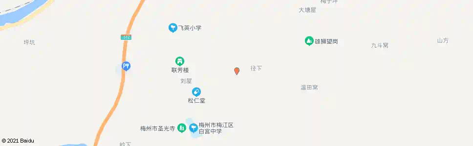 梅州岗子上_公交站地图_梅州公交_妙搜公交查询2025