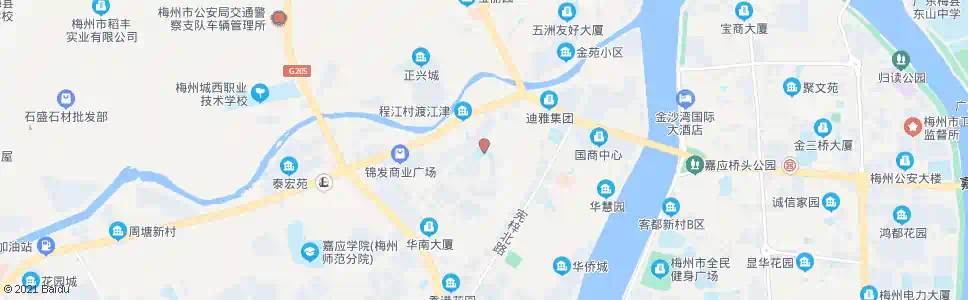 梅州新城中心小学_公交站地图_梅州公交_妙搜公交查询2025