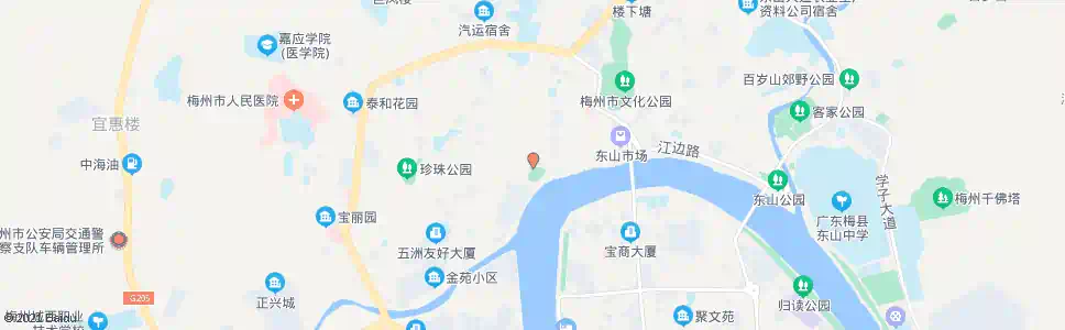 梅州剑英桥下_公交站地图_梅州公交_妙搜公交查询2025