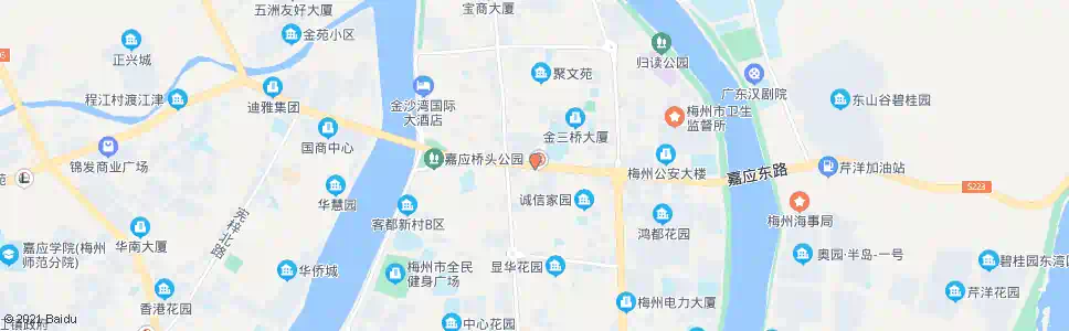 梅州新中苑_公交站地图_梅州公交_妙搜公交查询2025